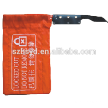 Approve CE tear-resistance nylon fabric with warning signs crane controller lockout bag